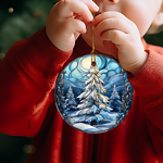 Blue Tree Ornament