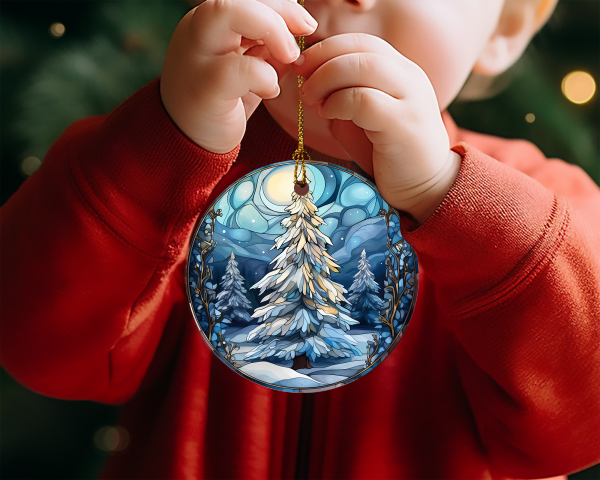 Blue Tree Ornament