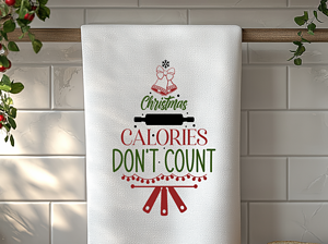 Christmas Calories Towel