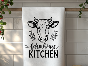 Farmhouse Bovine Towel