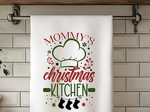 Mom's Christmas Kitchen Towel