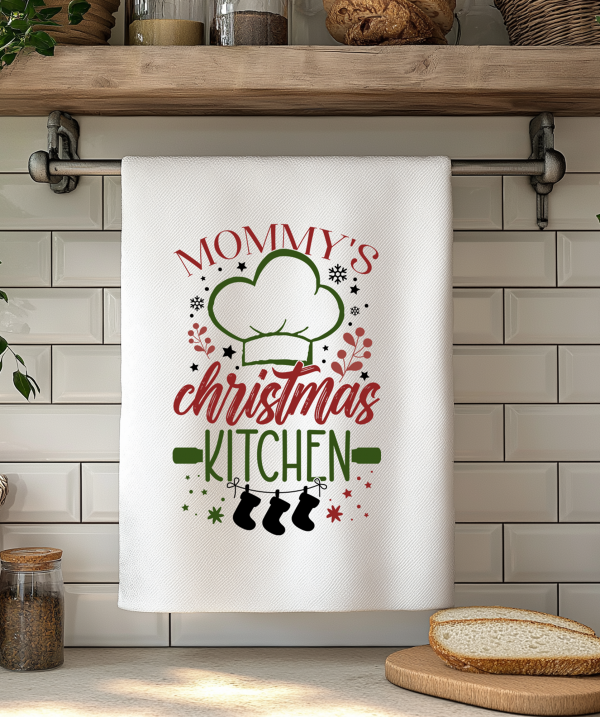 Mom's Christmas Kitchen Towel