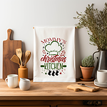 Mom's Christmas Kitchen Towel