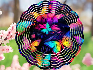 Colorful Butterfly Spinner