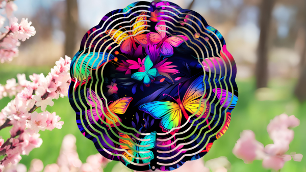 Colorful Butterfly Spinner