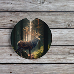 Woodland Moose Car Coaster