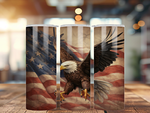 Freedom Soars Eagle Tumbler