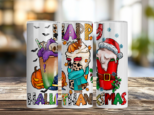 Gnome HalloThanksMas Tumbler