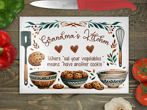 Grandma's Cookies Cutting Board