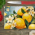 Lemon Blossom Cutting Board