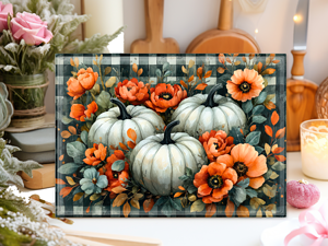 Multi-color Pumpkin Patch Cutting Boards