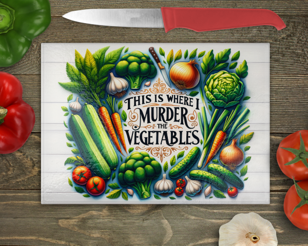 Veggie Murder Cuttingboard