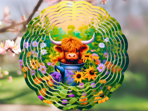 Highland Cow Spinner