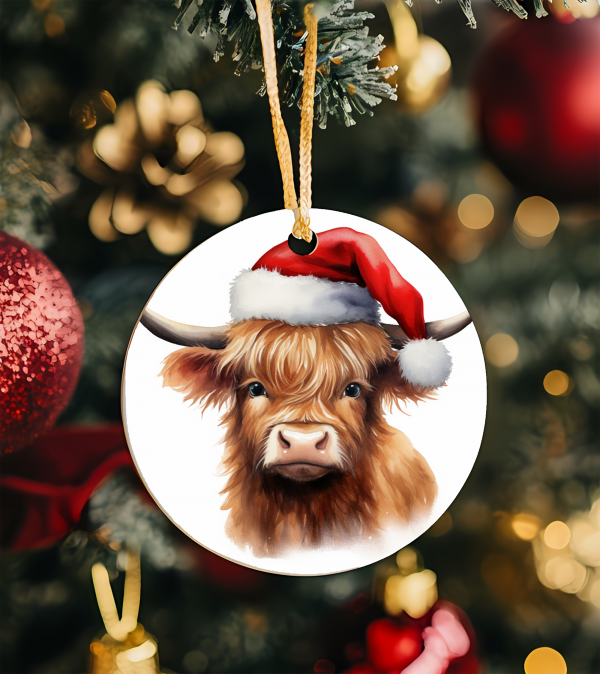 Highland Cow Ornament