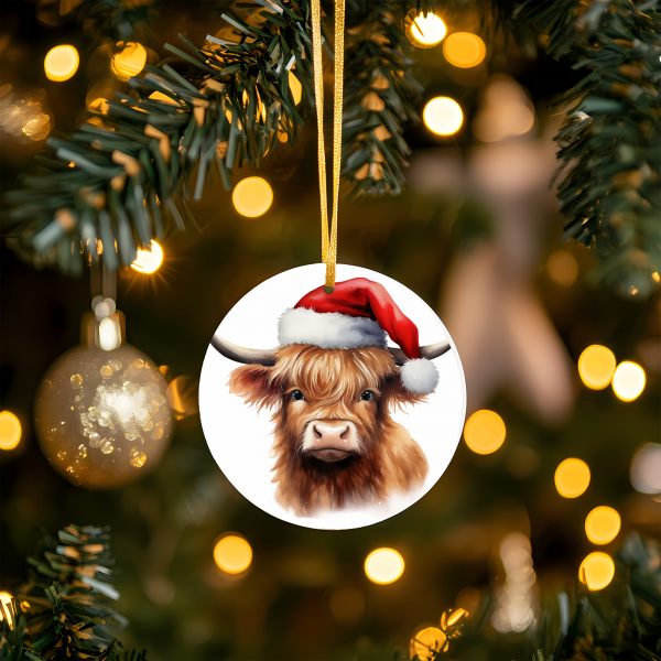 Highland Cow Ornament