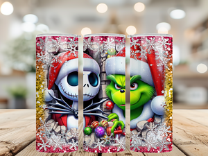 Grinch and Jackskellington Tumble