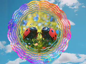 Lady Bug Pair Spinner