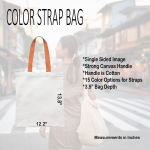 Color Handle Tote Information