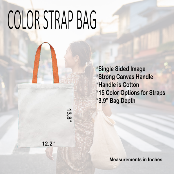 Color Handle Tote Information