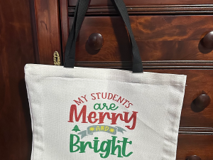 Merry Student Tote