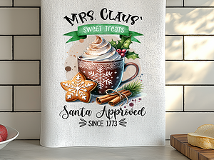 Mrs Claus Treats Towel