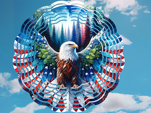 Patriotic Eagle Spinner