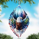 Patriotic Eagle Spinner