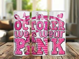 Pink October Tumbler