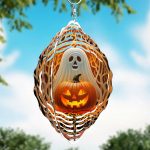 Ghost and Jack-o-Lantern Spinner