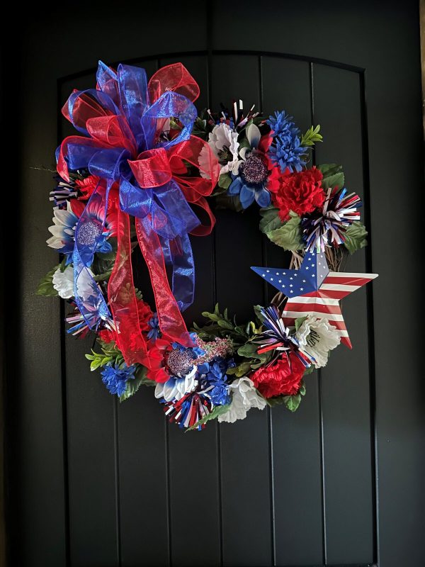 Red, White, and Blue Wreath