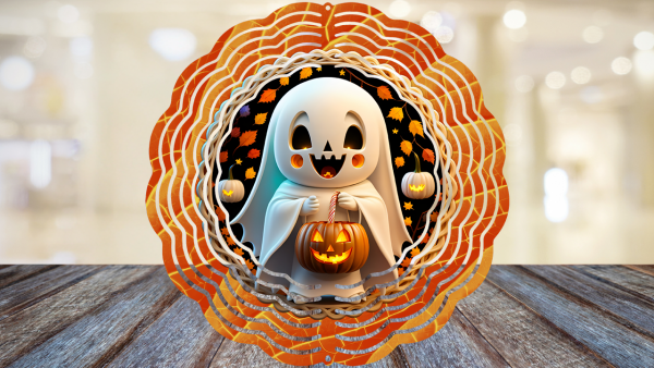 Ghostly Trick-or-Treat Spinner