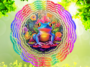 Colorful Frog Spinner